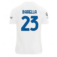 Billiga Inter Milan Nicolo Barella #23 Borta fotbollskläder 2023-24 Kortärmad